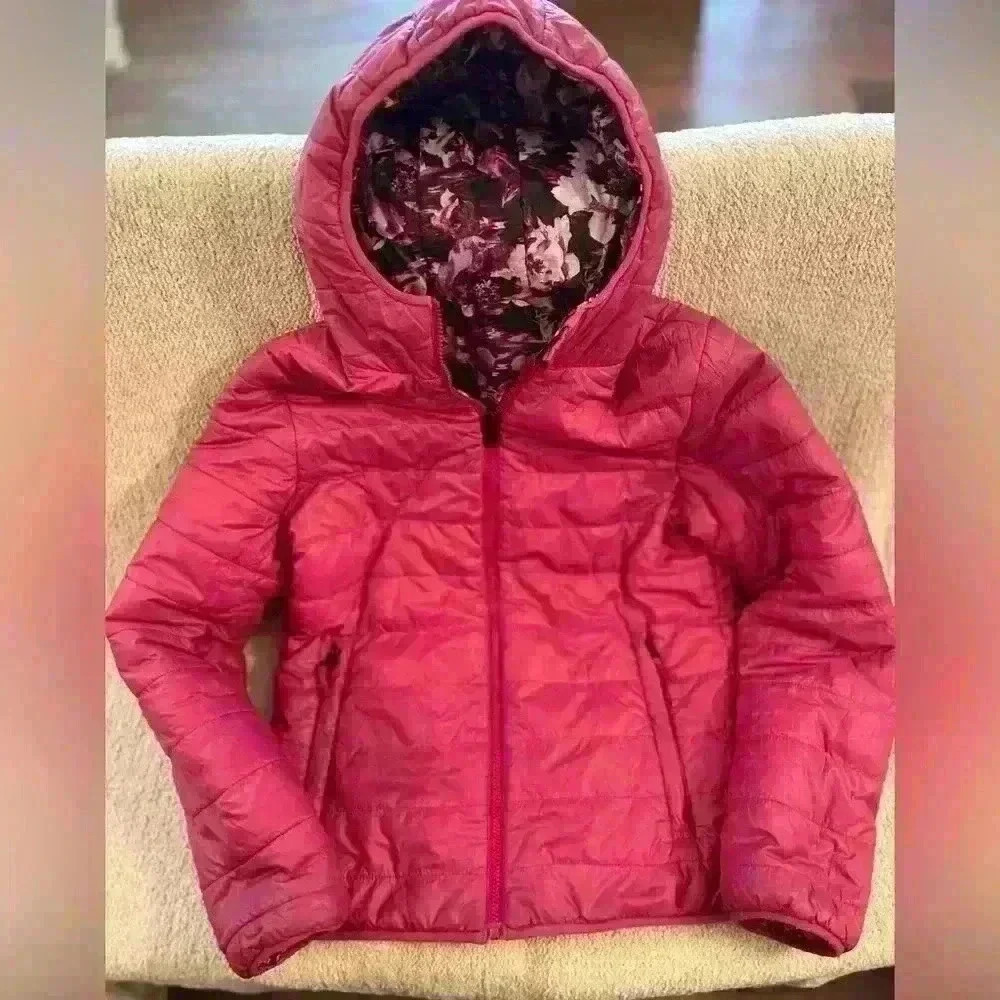Girls Ripzone Pink Reversible Winter Jacket Size X-Large
